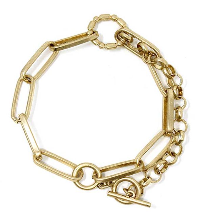 AF Gold Kaylin Link Bracelet main image 0