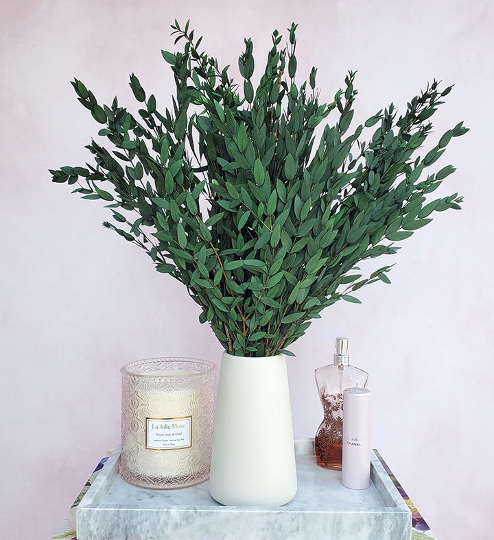 Eucalyptus Melody Everlasting Bouquet with Vase