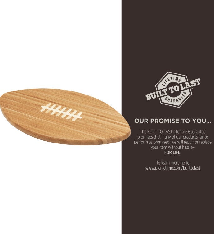 NFL Touchdown! Football Cutting Board & Serving Tray