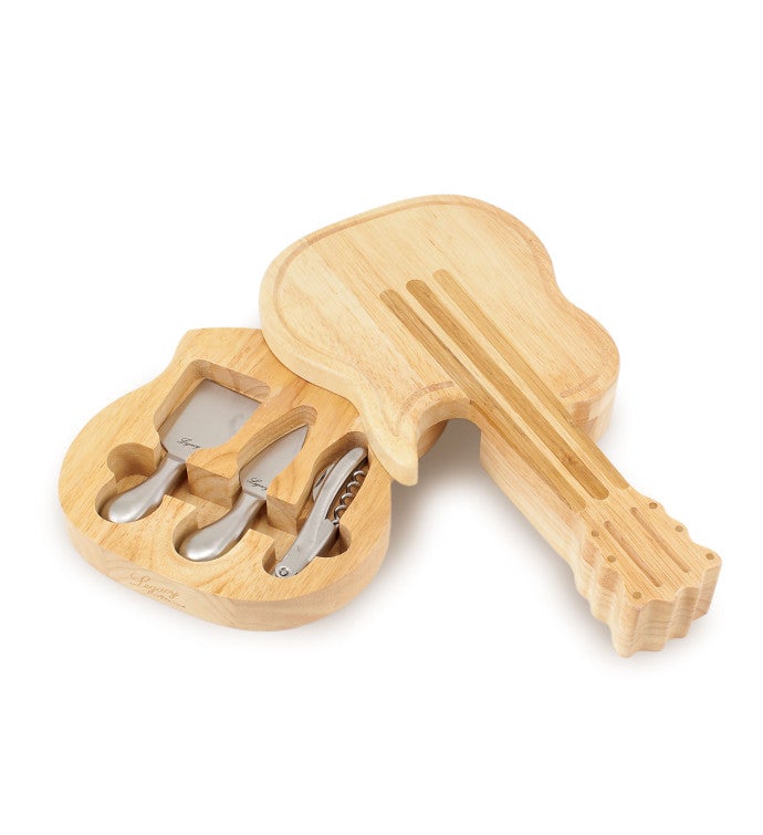 Musical Cheese Cutting Board and Tools Set