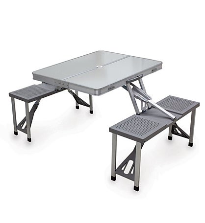 Aluminum Portable Picnic Table With Seats