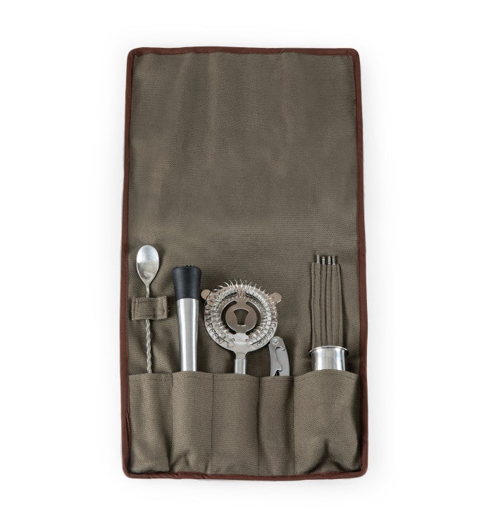 10-Piece Bar Tool Roll Up Kit