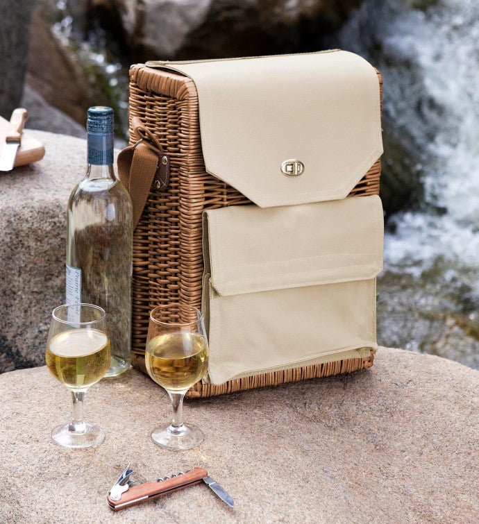 Corsica Wine & Cheese Picnic Basket