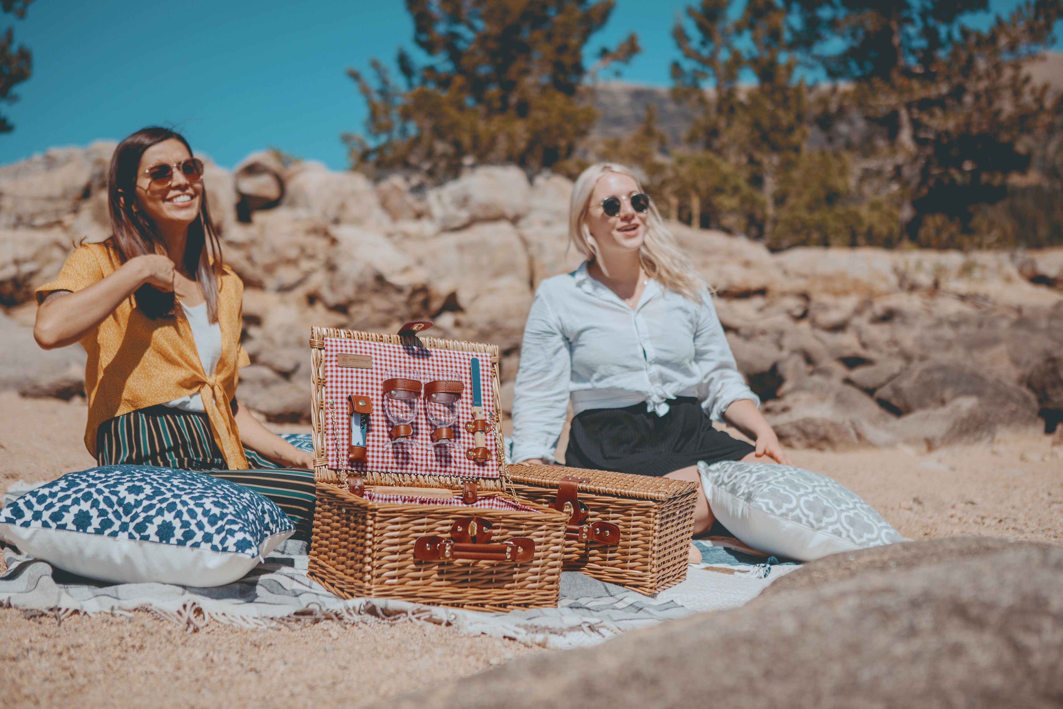 Classic Wine & Cheese Picnic Basket