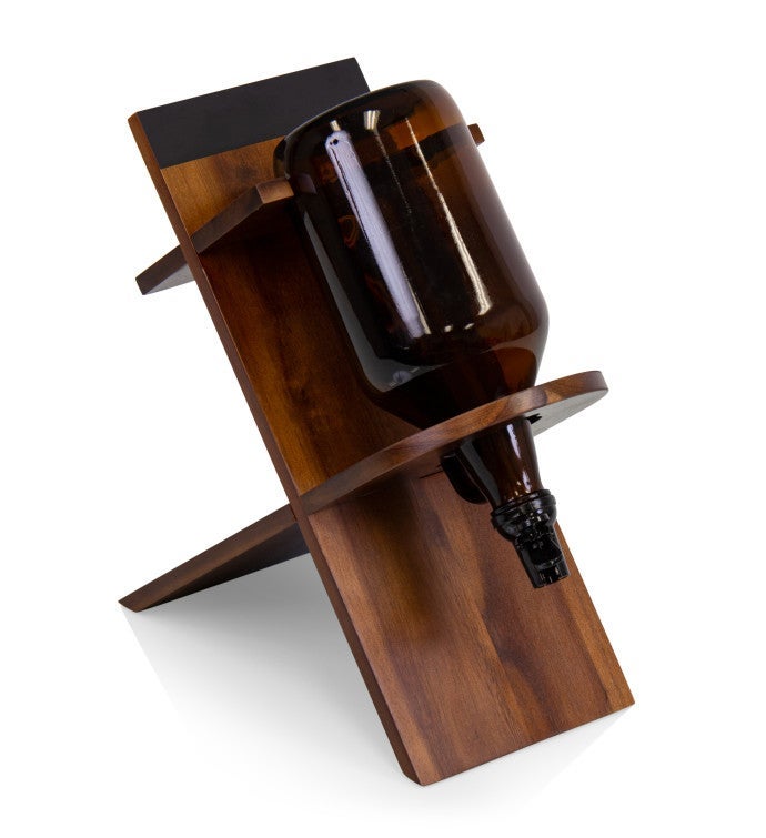 Growler Stand With 64 Oz. Glass Growler