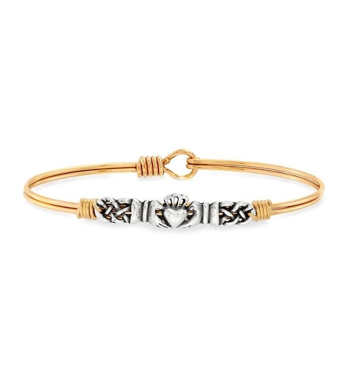 Luca + Danni Claddagh Bangle Bracelet