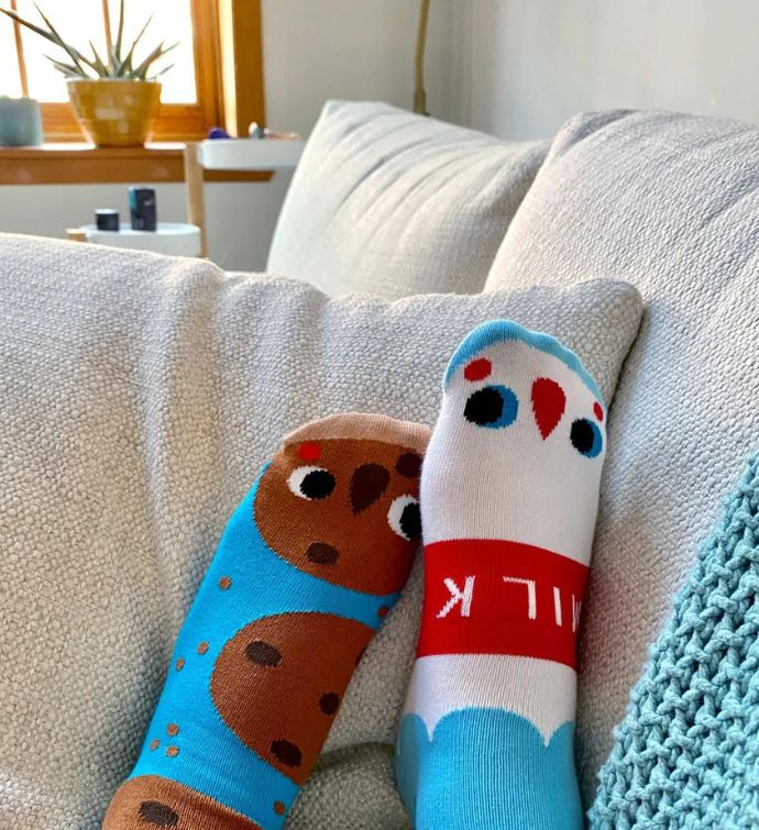 Milk & Cookies Pals Socks