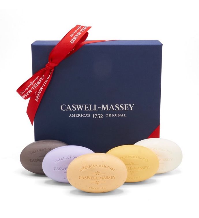 Caswell massey Heritage Five piece Bar Soap Set