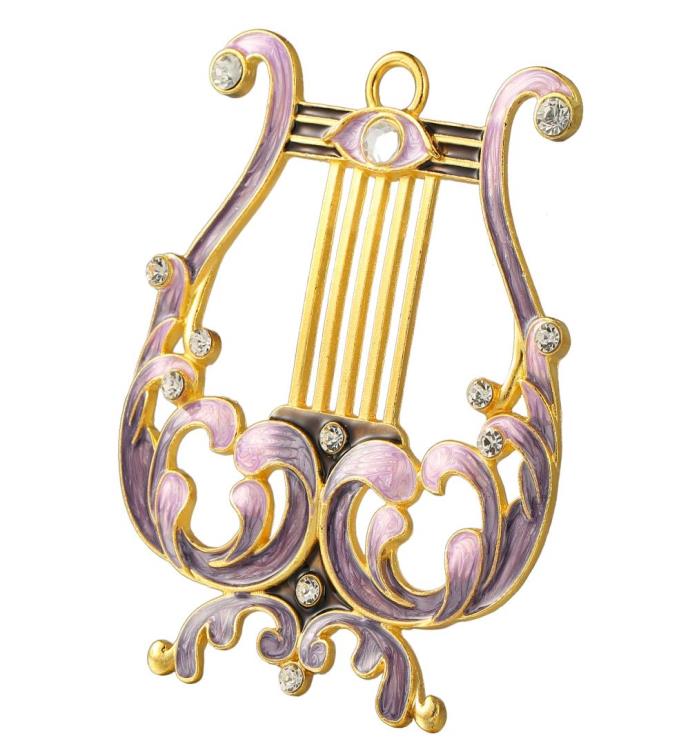 Matashi Traditional Ancient Harp Hanging Ornament Classic Wall Decor