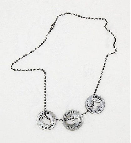 Mom Blessing Rings Necklace