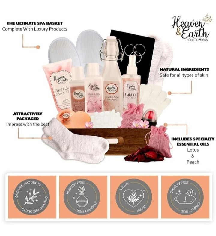 18-piece Spa Gift Basket