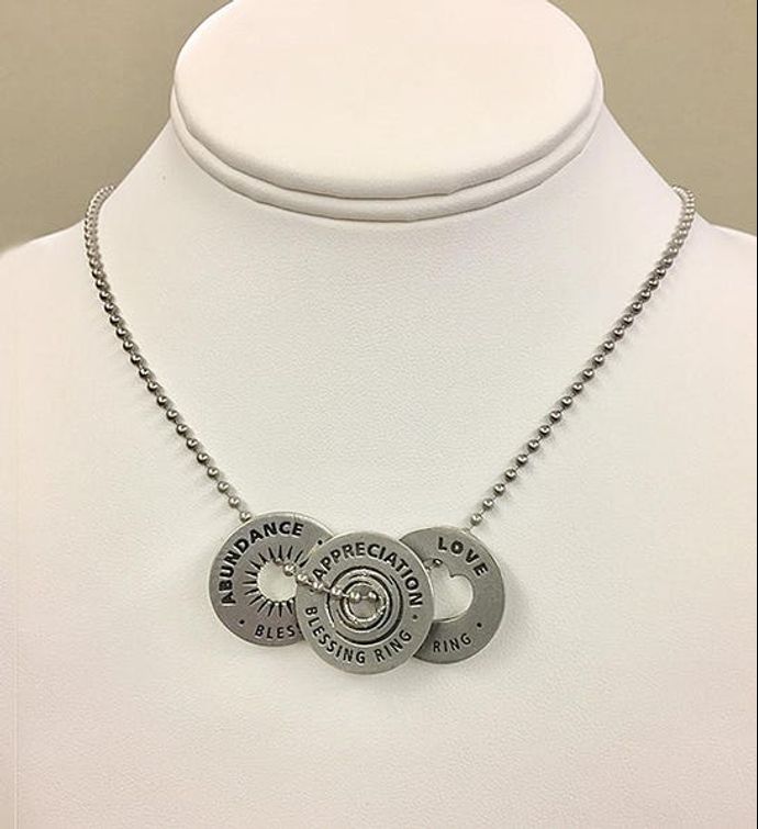 Blessing Rings -love On A Necklace