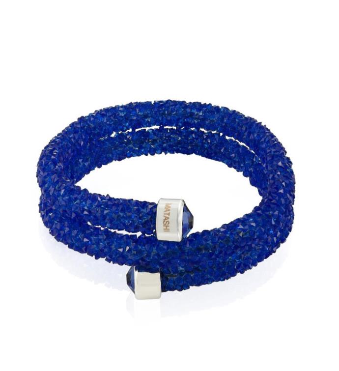 Matashi Krysta  Wrap Around Luxurious Crystal Bracelet