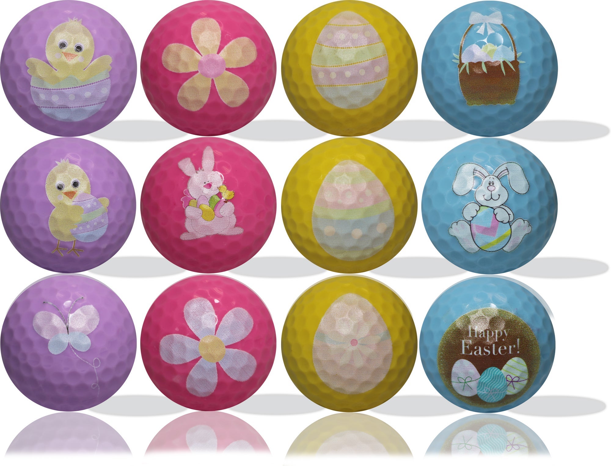 Easter Golf Balls 12 Pack