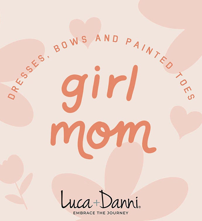 Luca + Danni Girl Mom Letter Bead Bangle Bracelet