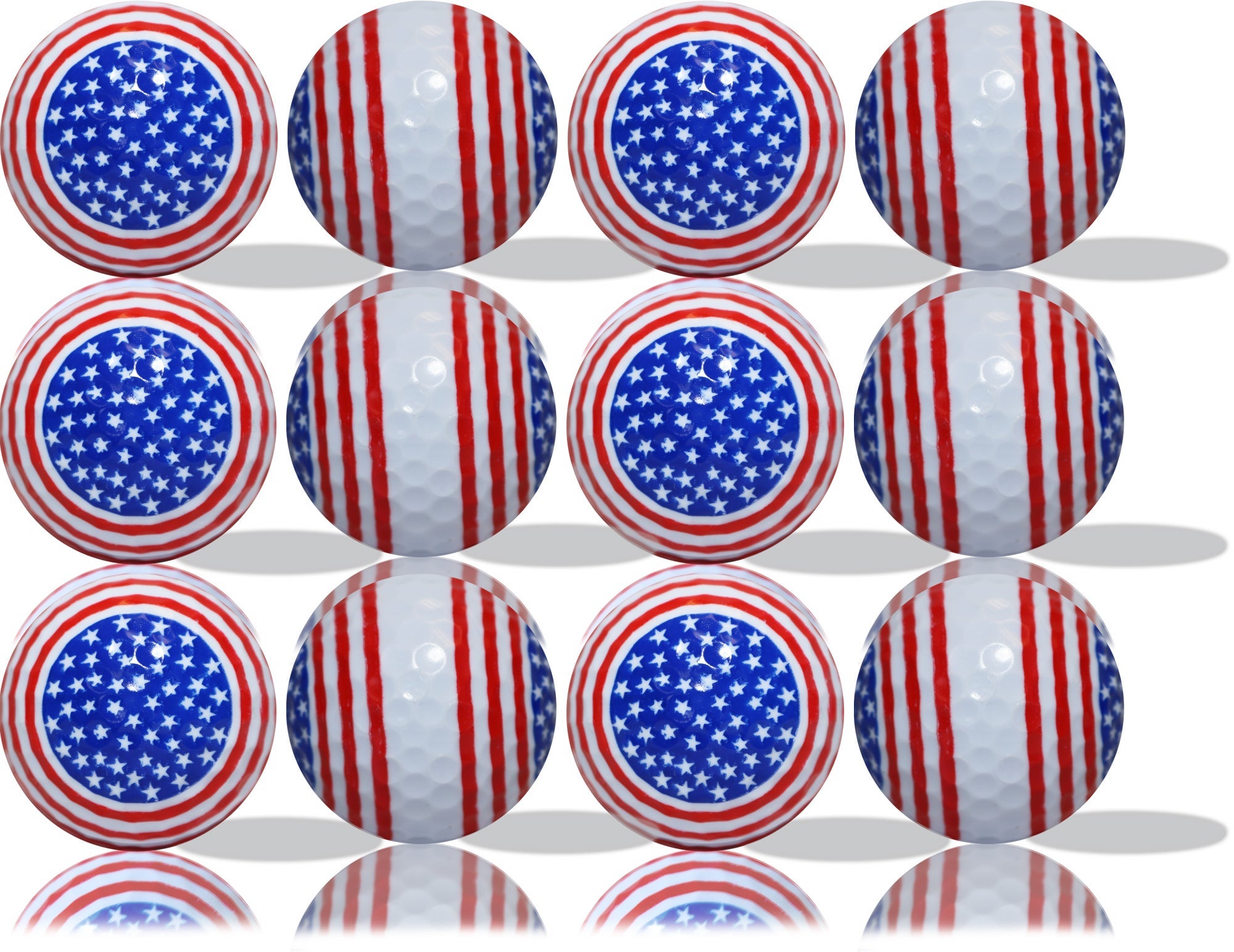 USA Themed Golf Balls 12 Pack