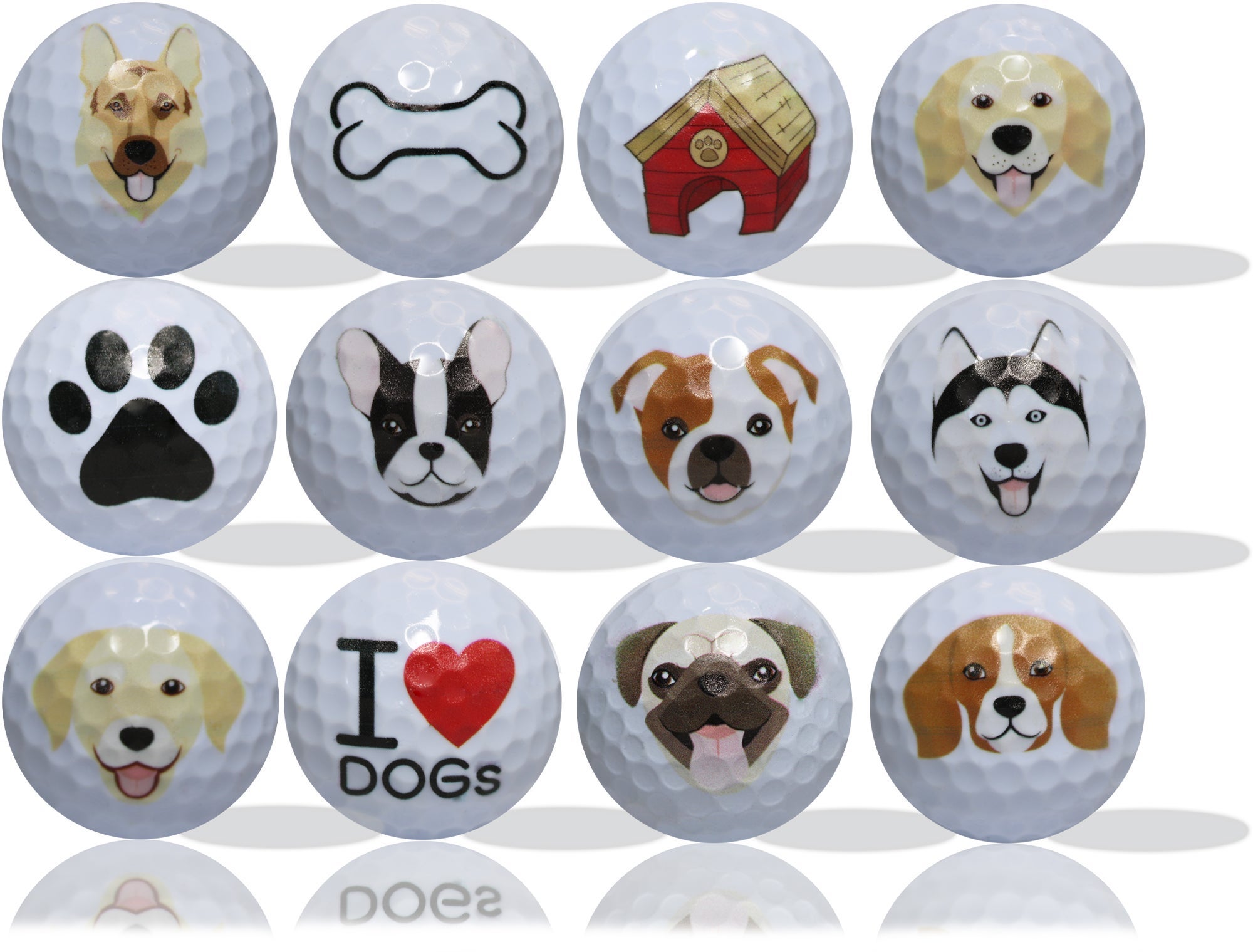 Animal Themed Golf Balls 12 Pack Marketplace 1800Flowers