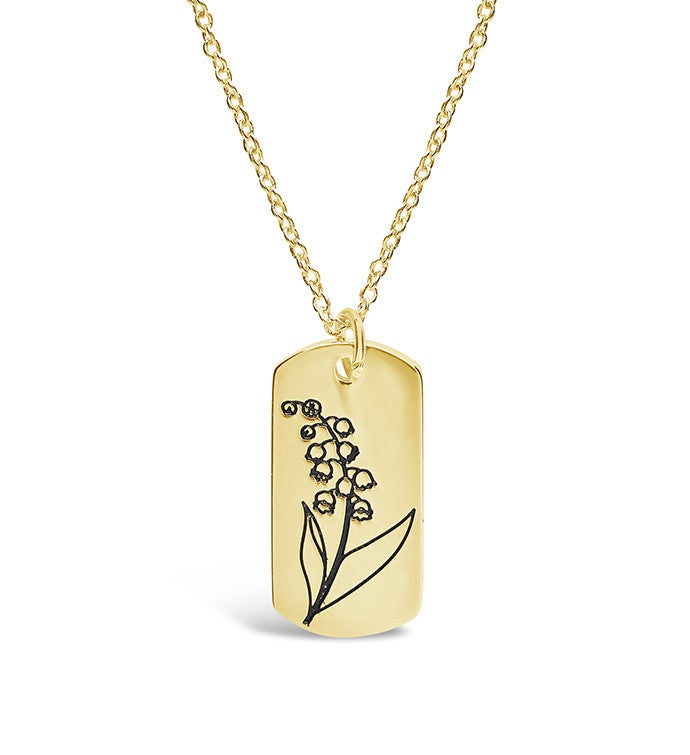 Birth Flower Necklace