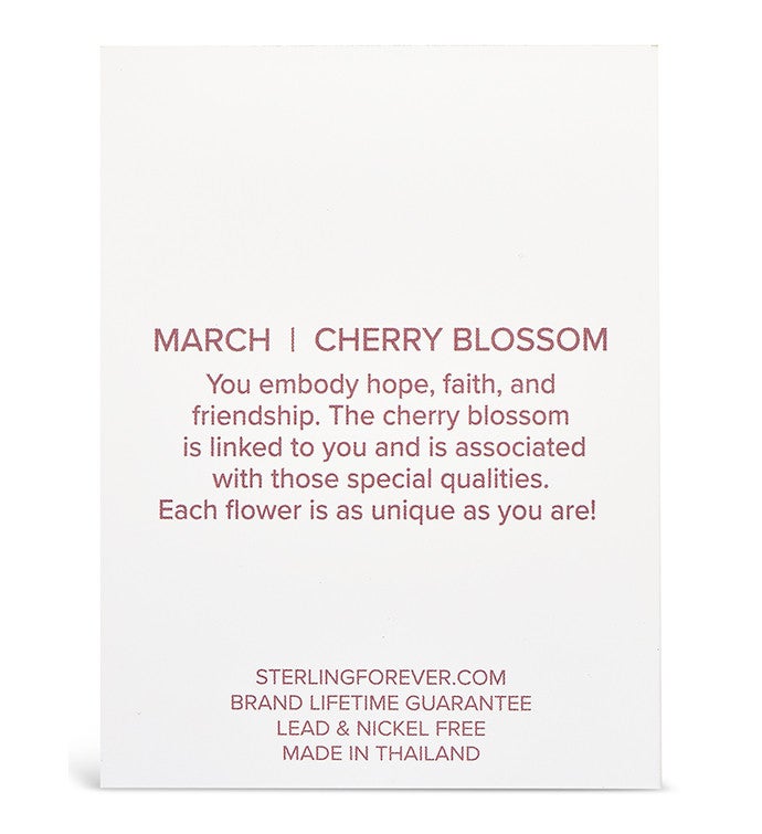 Birth Flower Necklace