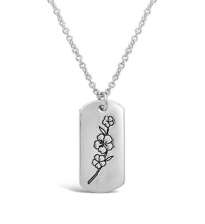Birth Flower Necklace