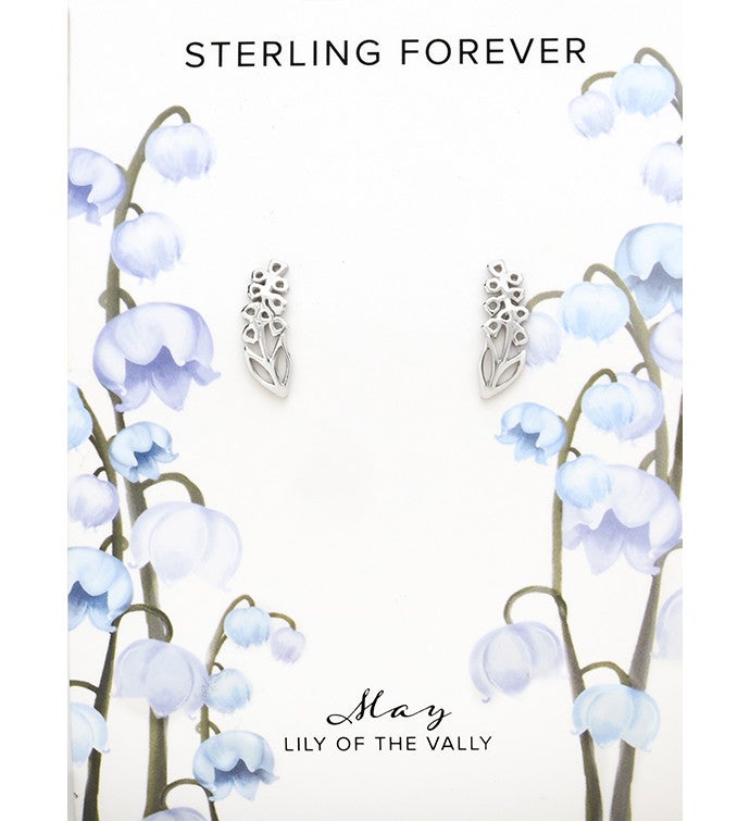 Birth Flower Earring Studs