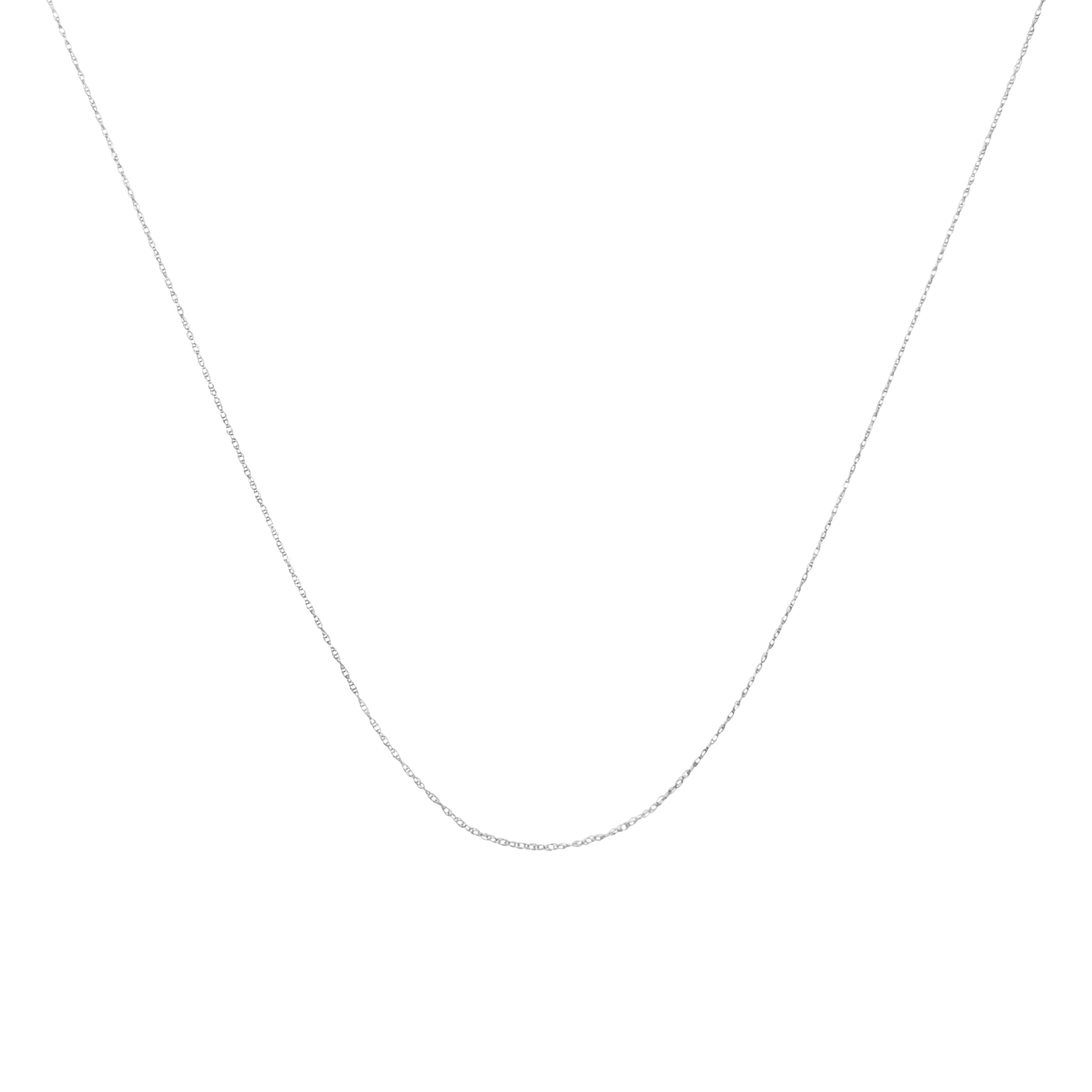 10k Solid Gold 0.5mm Rope Chain