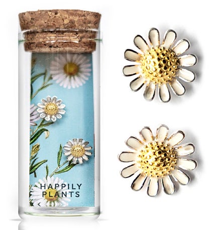 Chamomile Daisy Flower Earring Gift Set