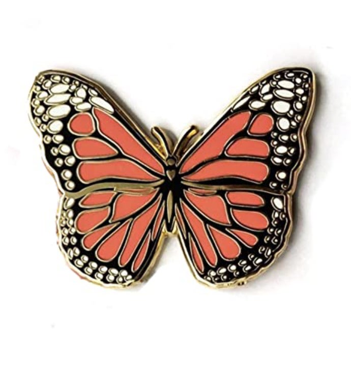 Monarch Butterfly Pin Brooch