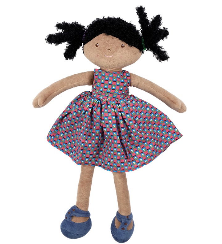 Leota - Black Hair With Purple Dress