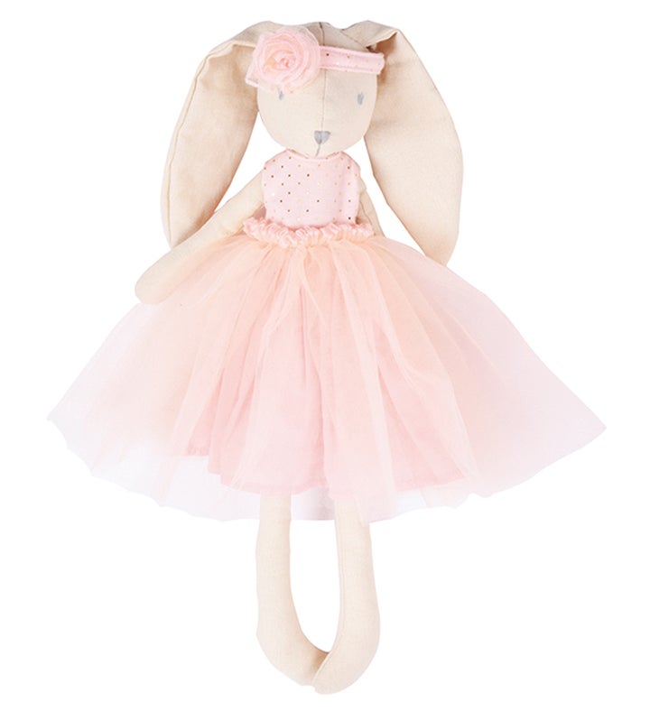 Marcella The Bunny In Ballerina Tulle Netting Pink Dress