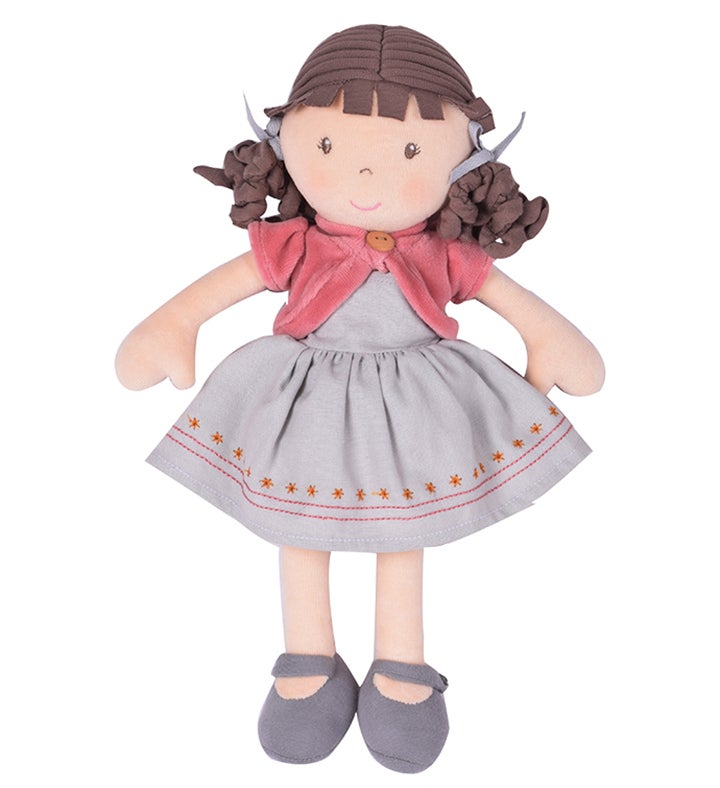 Rose   Organic Doll With Brown Hair