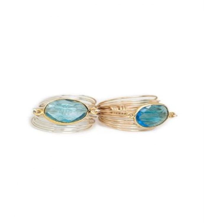 Torrey Ring in Blue Topaz