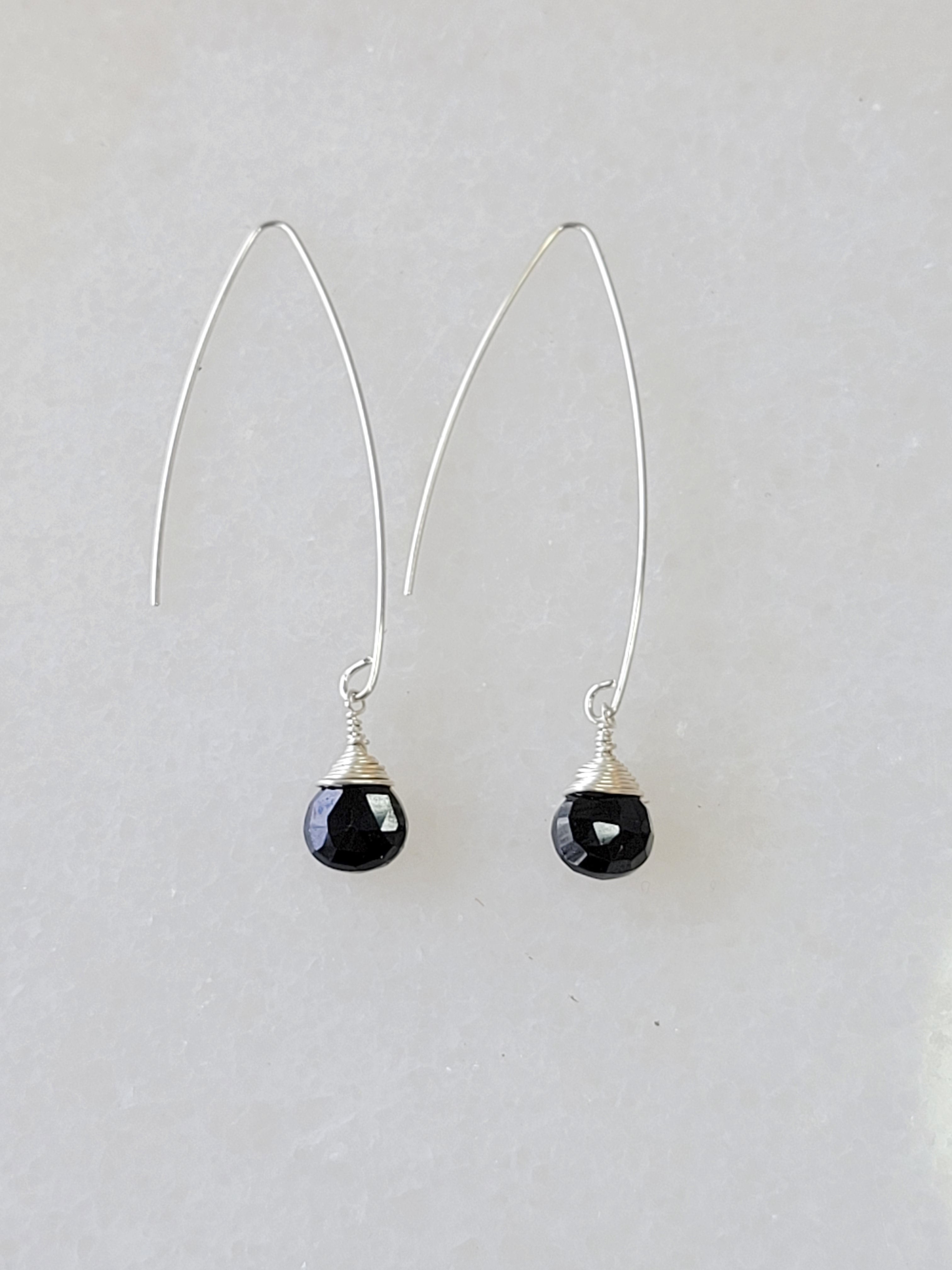 Jill Long Wire Drop Earring 