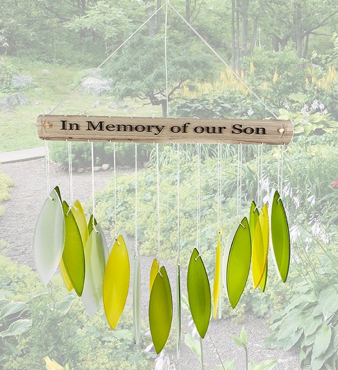 In Memory Of Our Son Stained Glass Sun Catcher Sympathy Gift