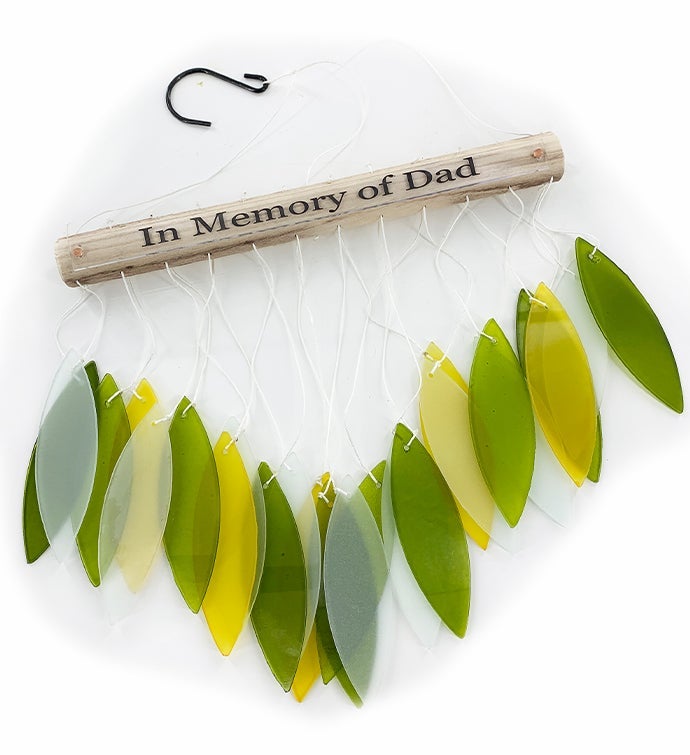 In Memory Of Dad Stained Glass Sun Catcher Sympathy Gift