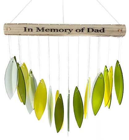 In Memory Of Dad Stained Glass Sun Catcher Sympathy Gift