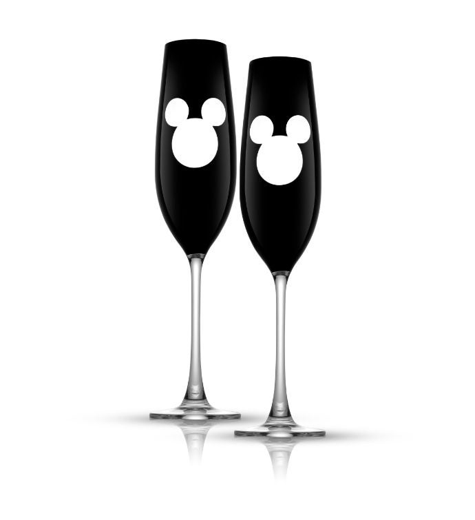 Mickey Mouse Crystal Glasses