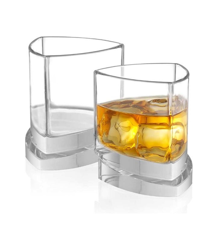 Aqua Vitae Crystal Whiskey Glasses