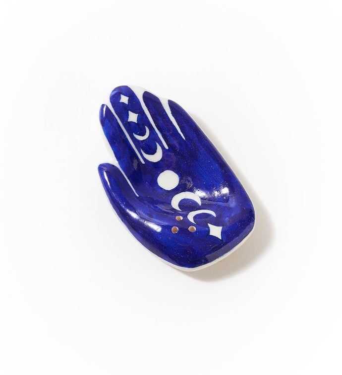 Jalini Indigo Incense Holder - Indukala Hamsa