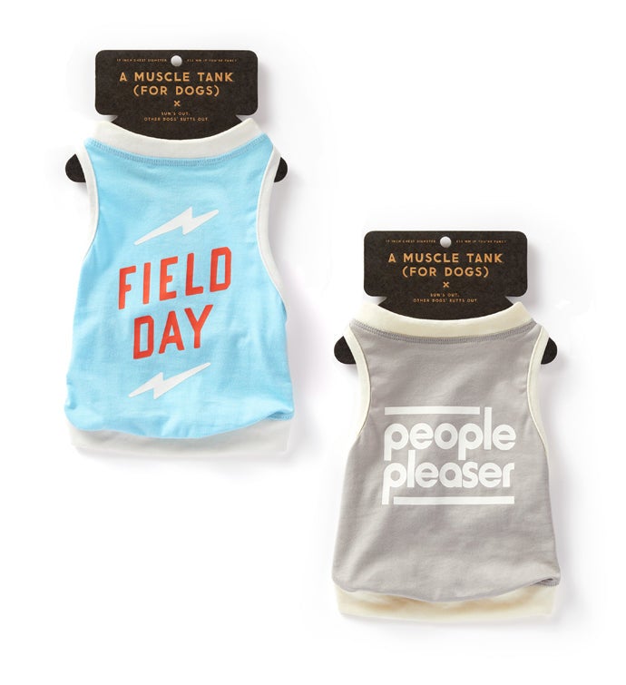 Field Day And People Pleaser Dog Tank Set Size Medium