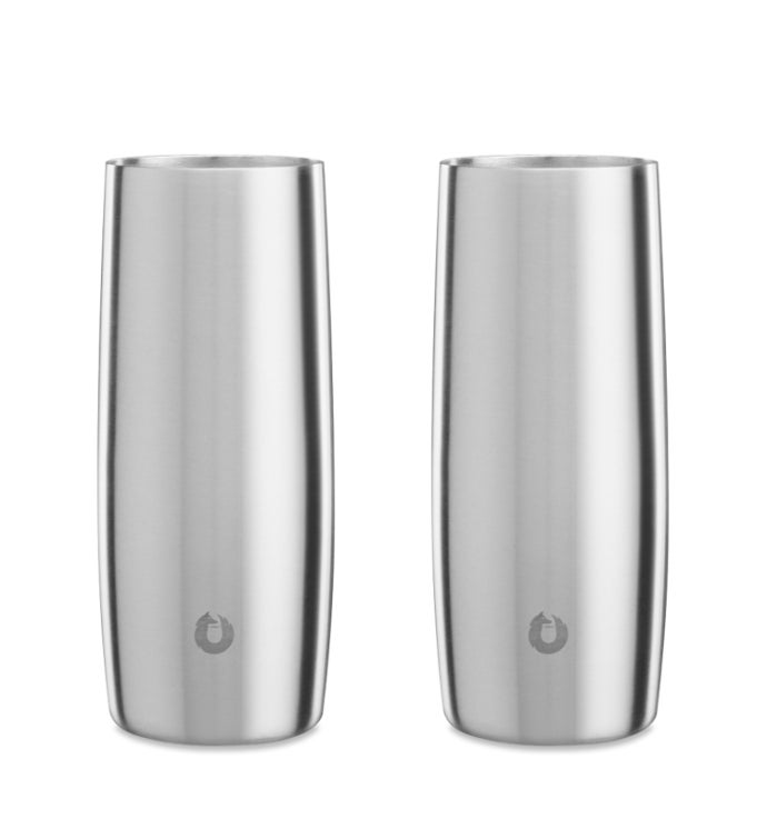 Stainless Steel Highball Glass, Set Of 2
