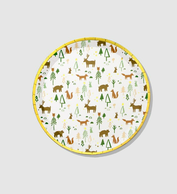 Woodland Wonders Large Plates  10 Per Pack