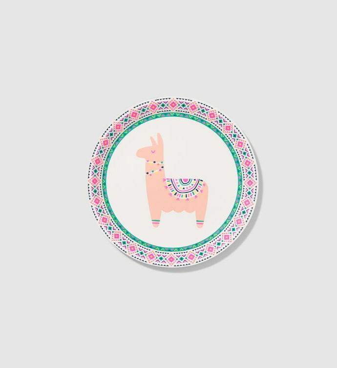 Happy Llama Small Plates  10 Per Pack