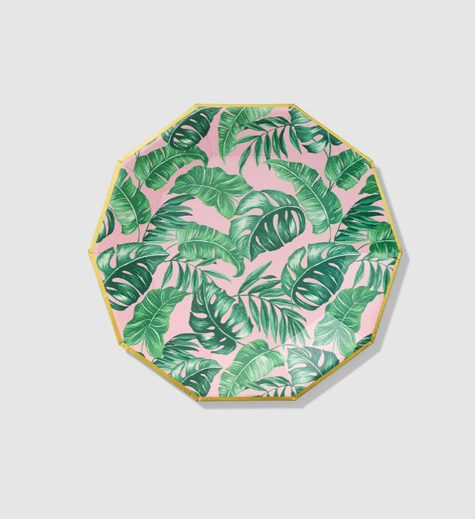 Palm Leaf Large Plates  10 Per Pack