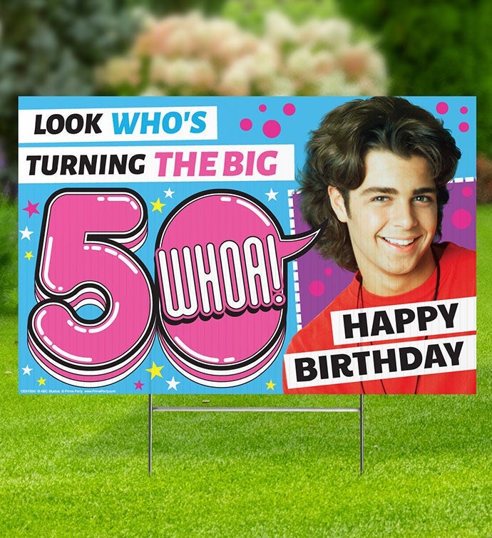 Joey, Happy Birthday, The Big 5-whoa!  Yard Sign