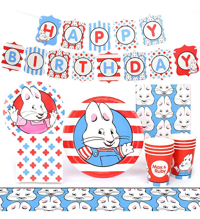 Max and Ruby Party Pack for 8 guests