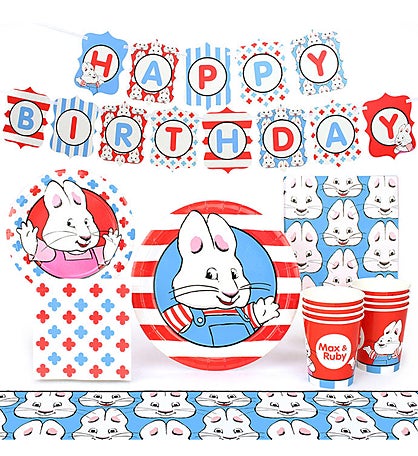 Max and Ruby Party Pack for 8 guests
