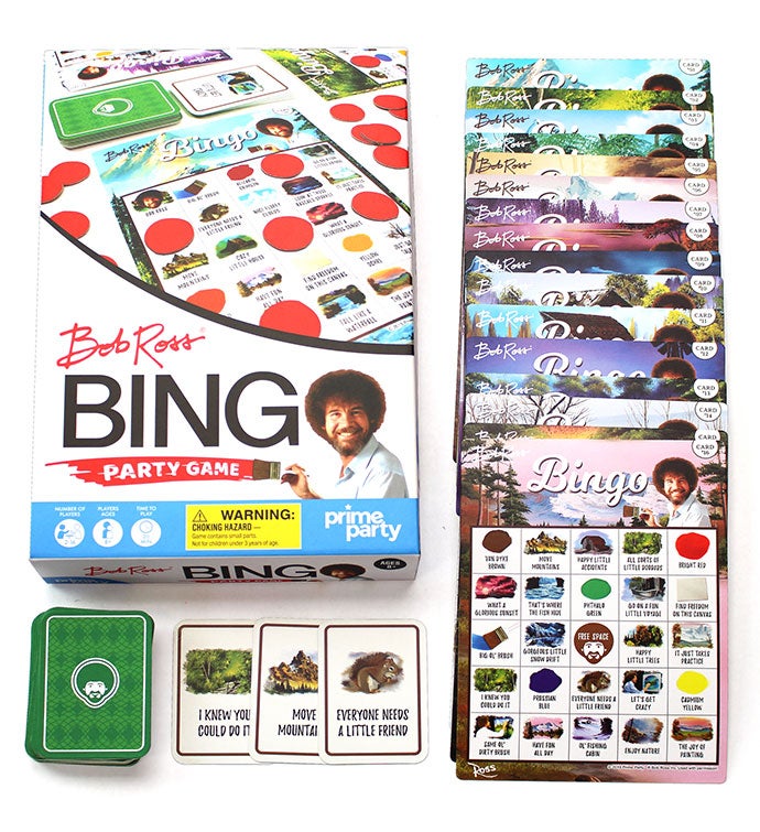 Bob Ross Deluxe Bingo Game