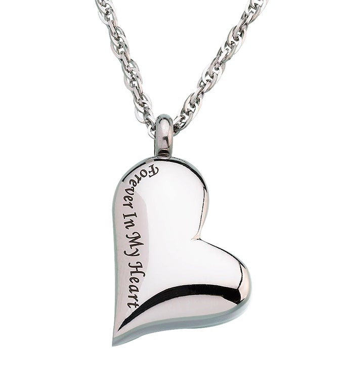 Lillian Rose Forever Heart Memorial Jewelry Necklace