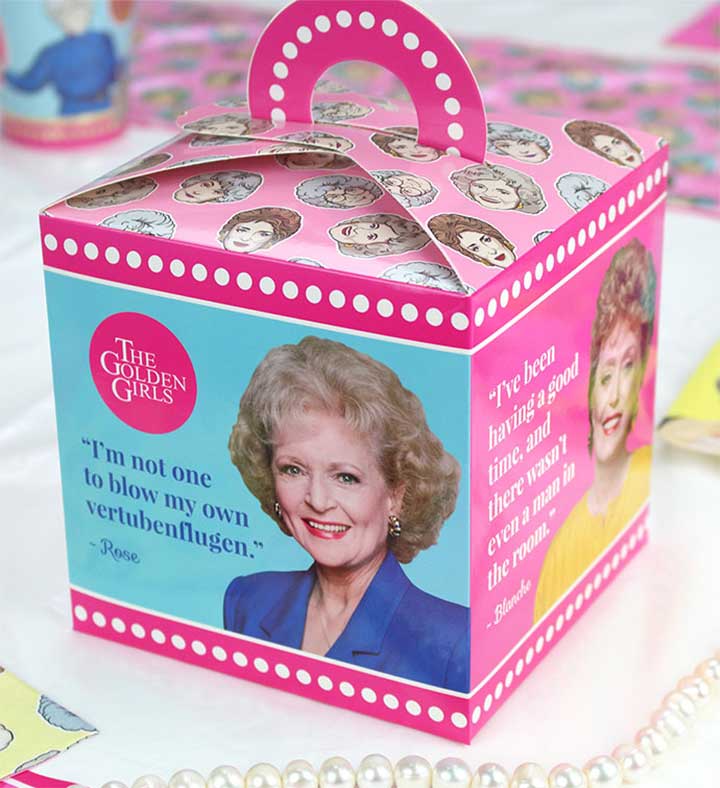 Golden Girls Favor Boxes